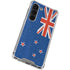 New Zealand Flag Distressed Galaxy S23 Clear Case